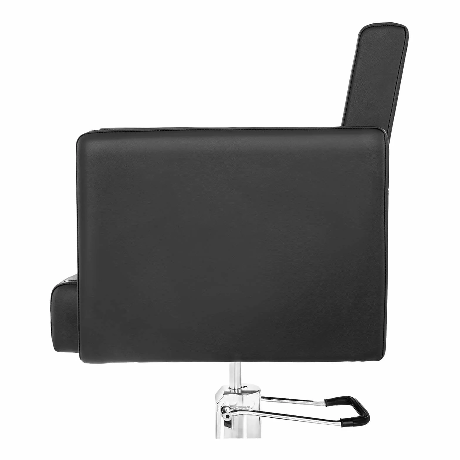 Physa Friseurstuhl Bedford Black höhenverstellbar Stahl Kunstleder 360° drehbar