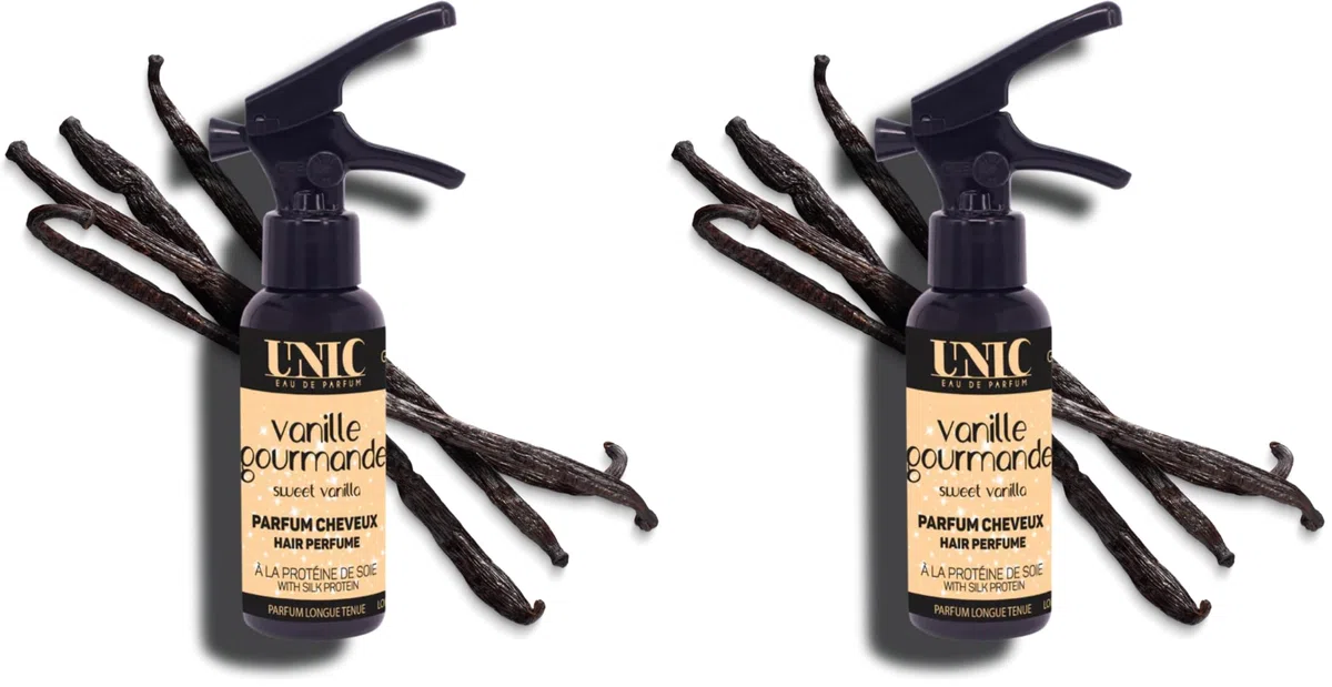 UNIC - Parfum Cheveux, Vanille Gourmande, 50 ml (Packung mit 2)