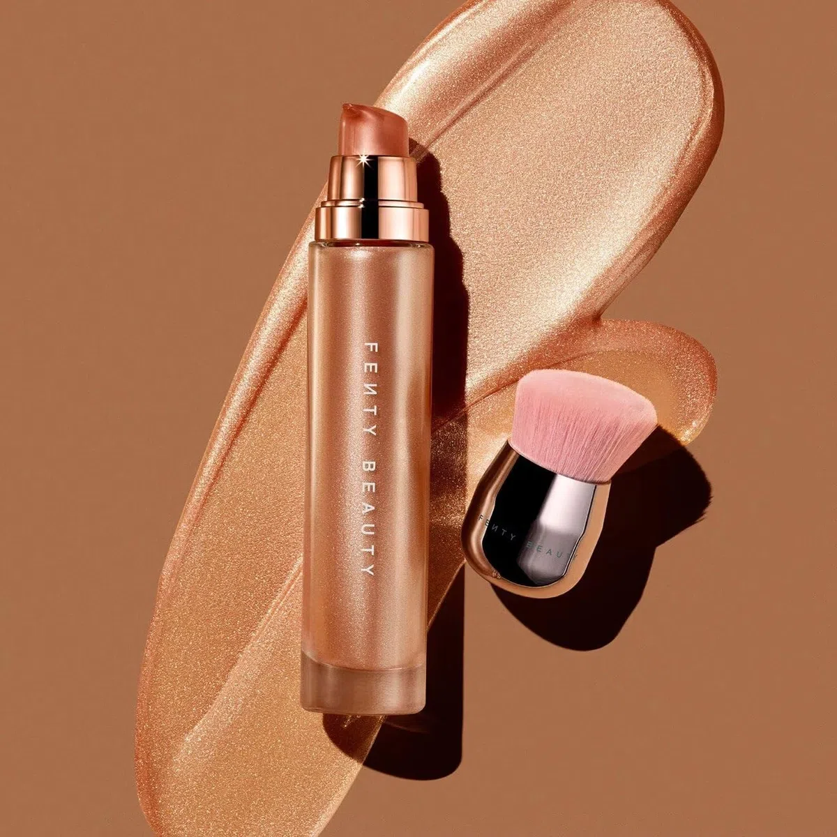 FENTY BEAUTY Body Lava Körper-Highlighter How Many Carats?!, Flüssiger Schimmer, 90ml