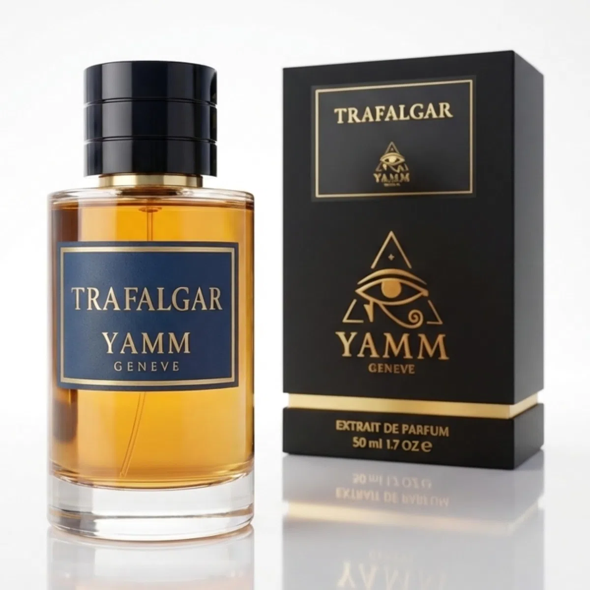 Trafalgar | Extrait de Parfum 50 ml | Unisex Parfum für Damen & Herren | Himbeere, Schwarze Johannisbeere & Moschus | Fruchtig, Süß & Holzig | Luxuriöse Langzeitwirkung