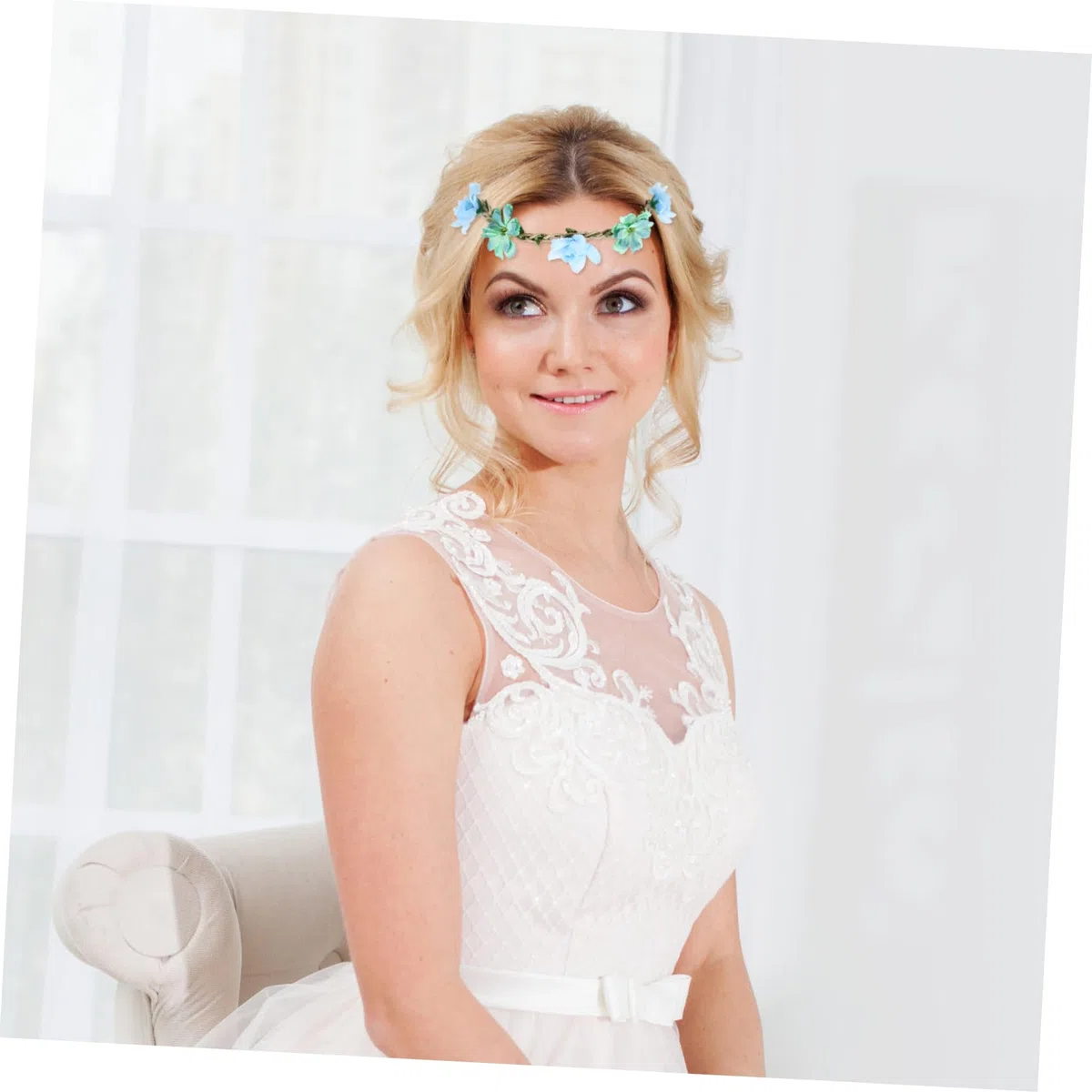 GALPADA 24stücke Teiliges Blumenkranz Haarband Für Hochzeiten Und Festivals Blumengirlande Und Charmante Haaraccessoires Für Braut Und Gäste