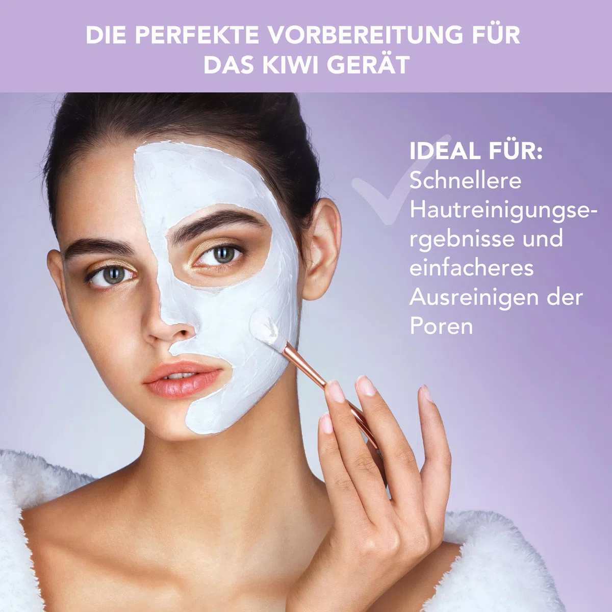 KIWI Mitesserentferner + KIWI Active Pore & Blackhead Mask 100 g Set | Mitesserentferner, Porensauger, Mitessersauger, Porenverfeinerer, Extraktor, Gesichtsmaske, Porenreiniger, Komedonen