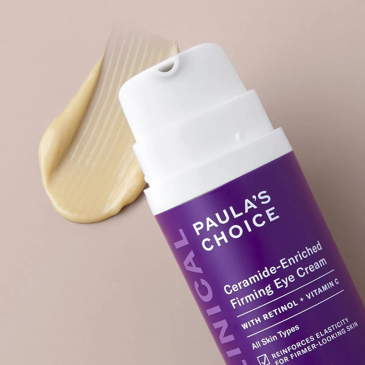 Paula's Choice CLINICAL Ceramide-Enriched Augencreme - Augencreme Gegen Falten und Augenringe, Feuchtigkeit & stärkt Haut um die Augen - mit Retinol & Vitamin C - Alle Hauttypen - 15 ml