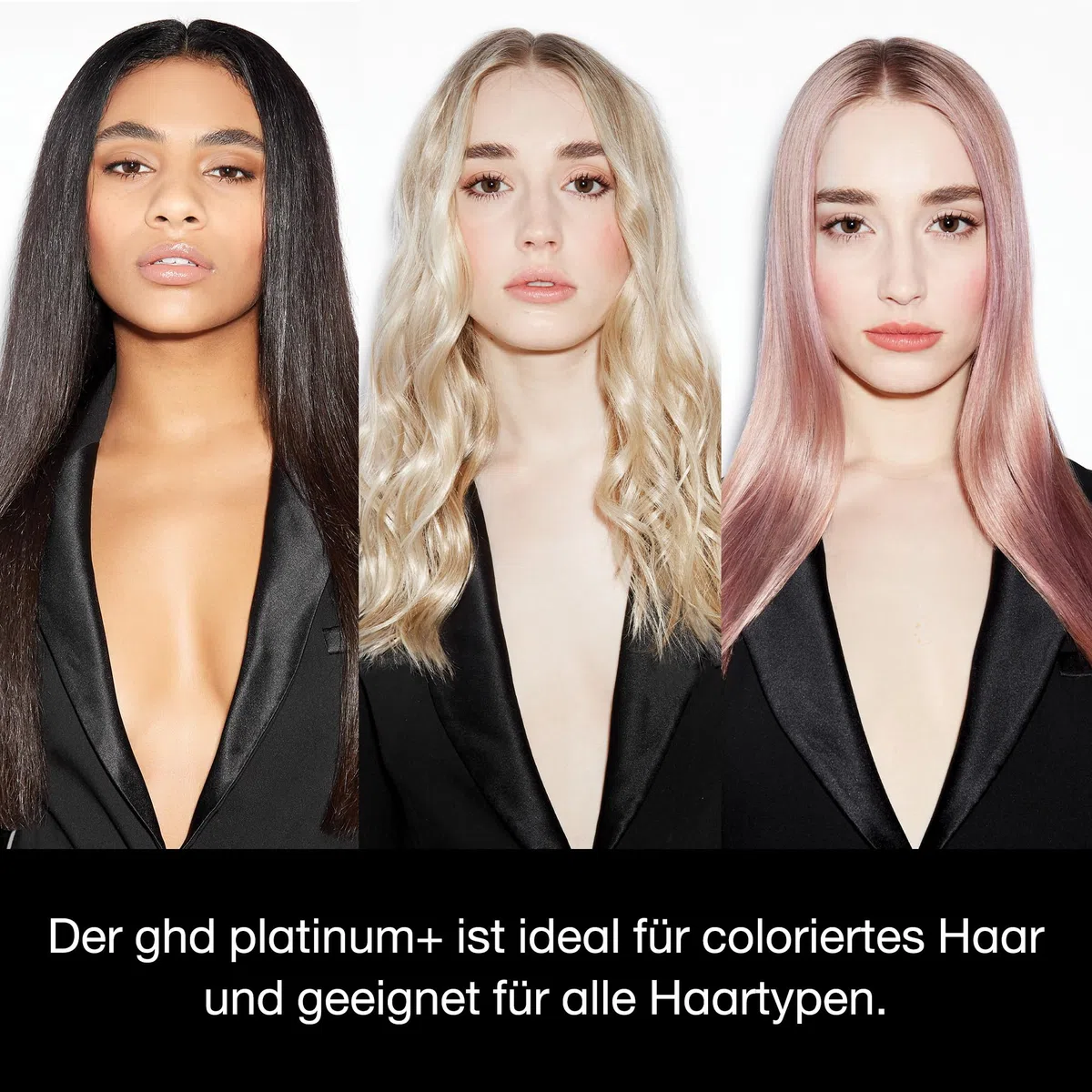 ghd platinum+ Glätteisen: Smarter Haarglätter, Multistyler für glatte Looks, Wellen und Locken, mehr Glanz, stärkerer Farbschutz, ohne extreme Hitzeschäden