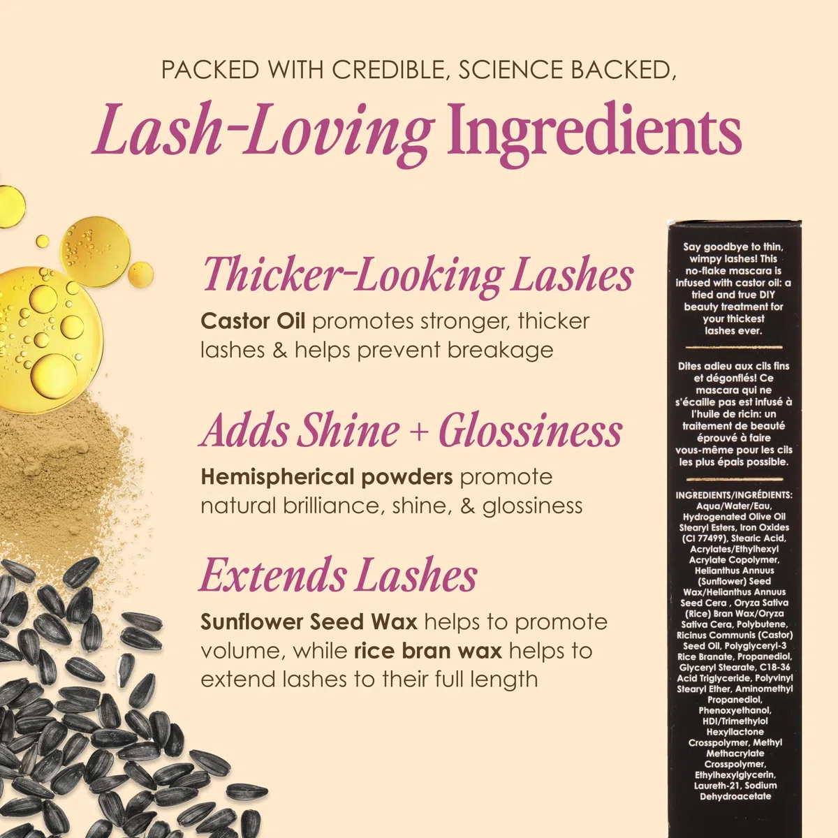 Grande Cosmetics Grandedrama Intense Thickening Mascara With Castor Oil