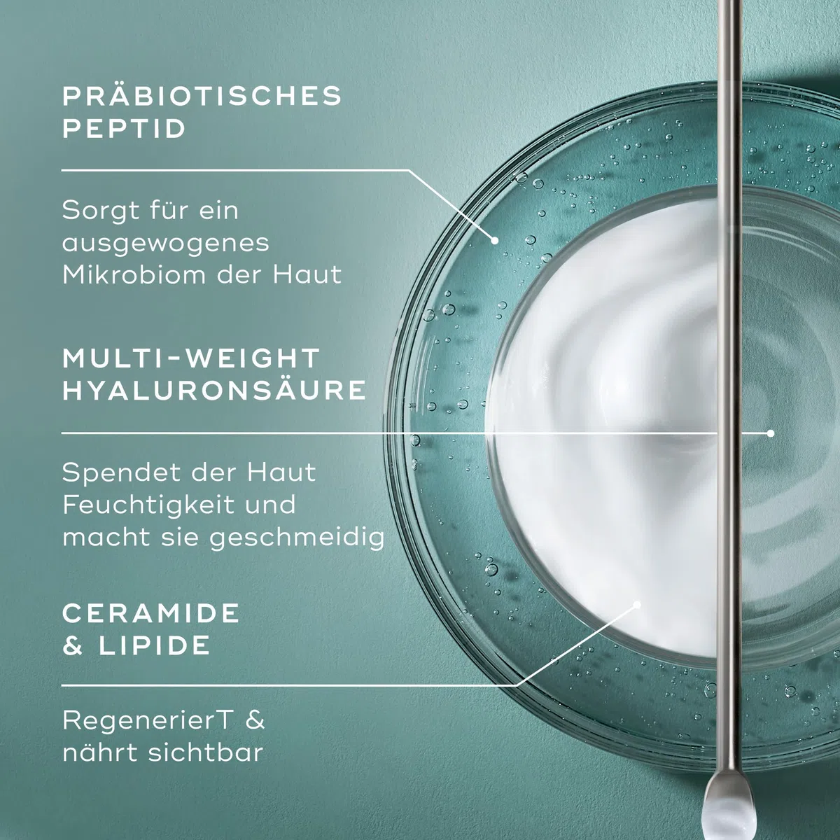 Medik8 Total Moisture Daily Facial Cream, Feuchtigkeitscreme - 50 ml | Mehrschichtige Feuchtigkeitspflege, Tag & Nacht, H.E.O. & präbiotische Peptiden, 100 Std. Feuchtigkeit, für die Hautbarriere