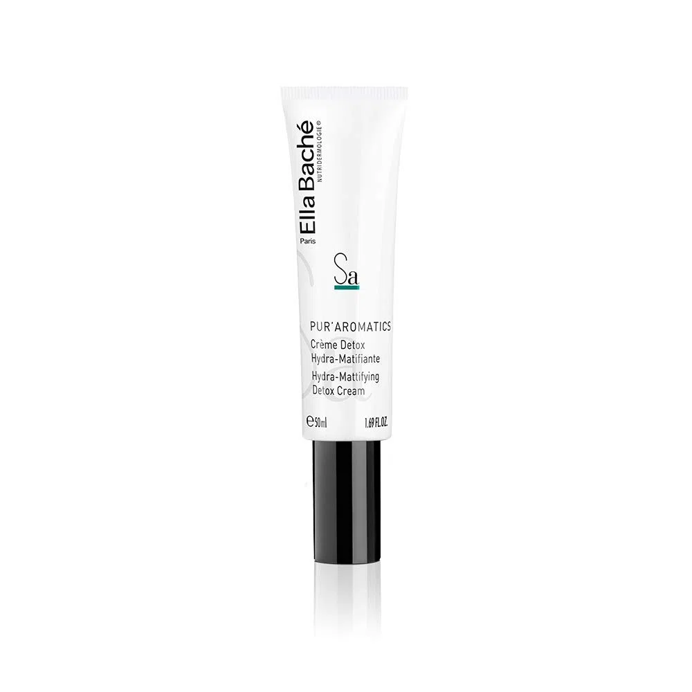 Ella Baché Pur Aromatics Mattierende Hydra-Creme 50 ml - Feuchtigkeitsspendende & verfeinernde Gesichtscreme - Glättende Gesichtspflege für einen mattierten Teint