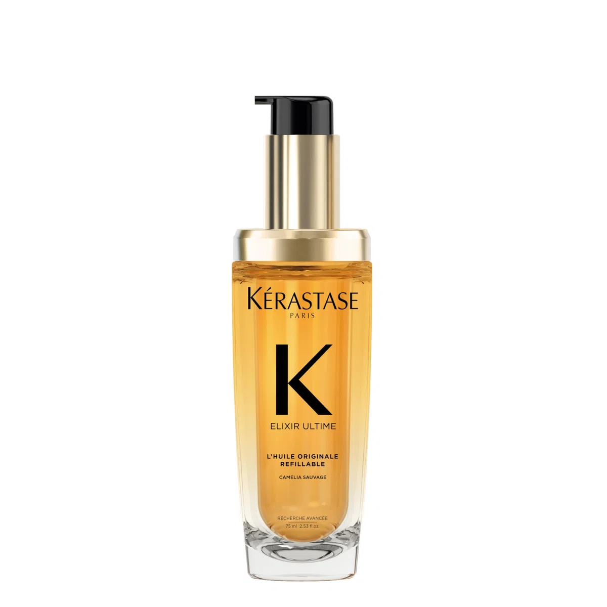 Kérastase Haaröl für trockenes Haar, Pflegend und nährend für mehr Glanz, Hitzeschutz und Anti-Frizz, Nachfüllpackung, Huile Originale Elixir Ultime