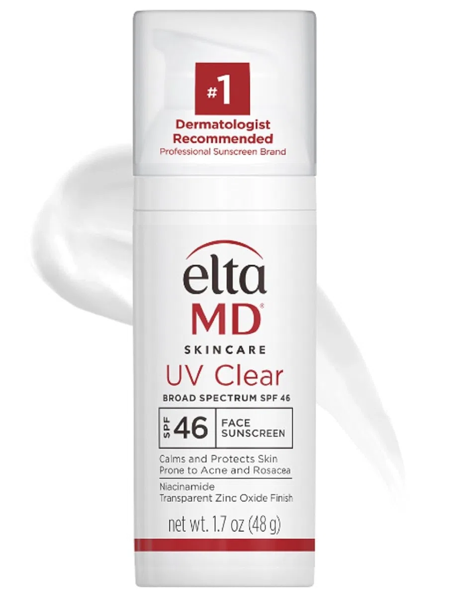 EltaMD - UV Clear Facial Sunscreen SPF 46 - For Skin Types Prone To Acne Rosacea & Hyperpigmentation 48g/1.7oz