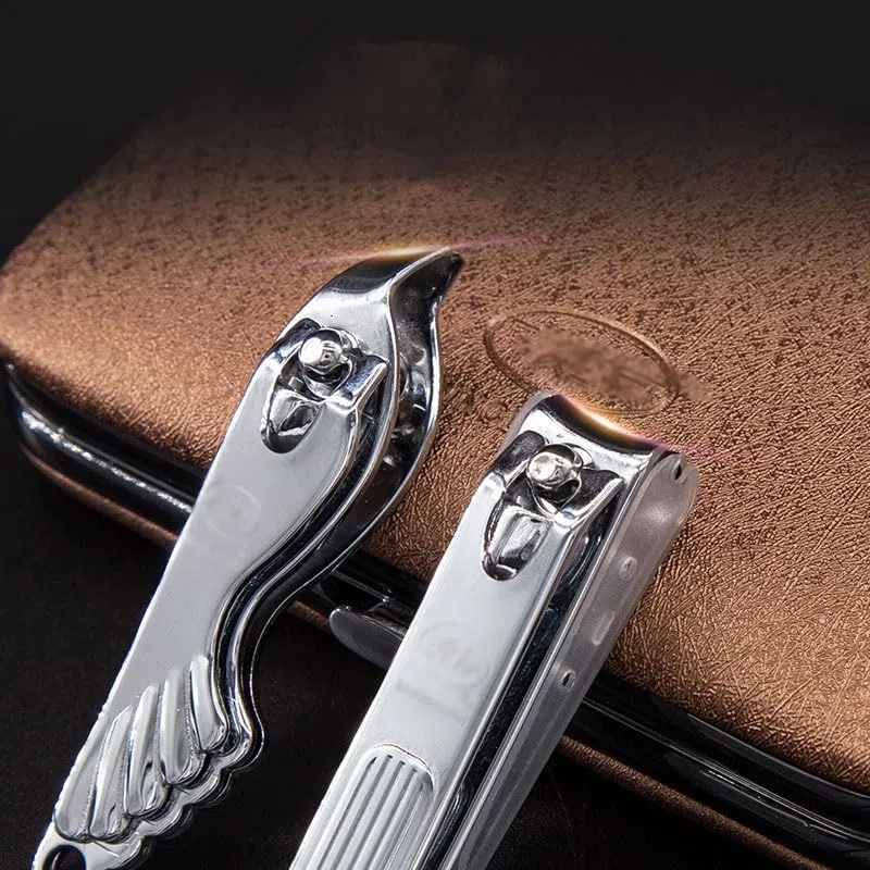 Maniküre-Set, Nagelknipser-Set, 6-teilig, Edelstahl, professionelles Pflege-Set, Pflege-Tools mit elegantem Reiseetui