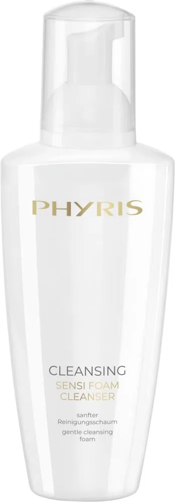 PHYRIS Sensi Foam Cleanser – Sanfter Reinigungsschaum für empfindliche Haut, porentiefe Gesichtsreinigung ohne Austrocknen, ohne Farb- und Duftstoffe, für Gesicht, Hals & Dekolleté