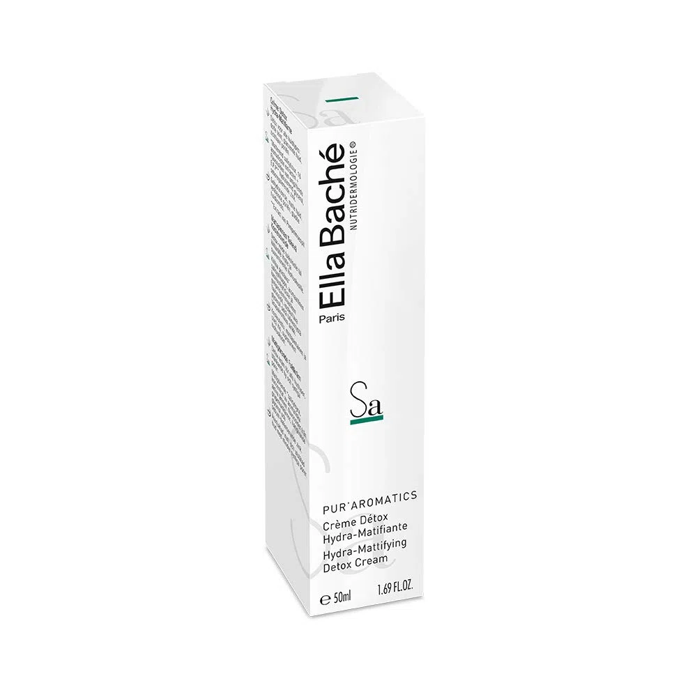 Ella Baché Pur Aromatics Mattierende Hydra-Creme 50 ml - Feuchtigkeitsspendende & verfeinernde Gesichtscreme - Glättende Gesichtspflege für einen mattierten Teint