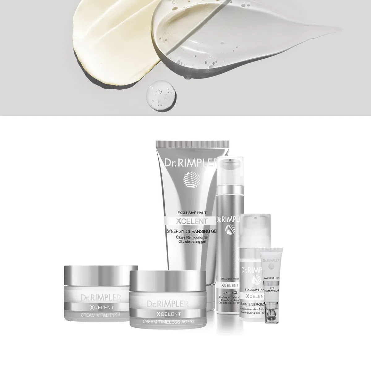 Dr. RIMPLER XCELENT Skin Energizer Q10 25 ml - Anti Aging Wirkstoffserum mit seidiger Textur - hochkonzentrierte Antifaltenpflege - feuchtigkeitsspendende, vitalisierende und straffende Gesichtspflege