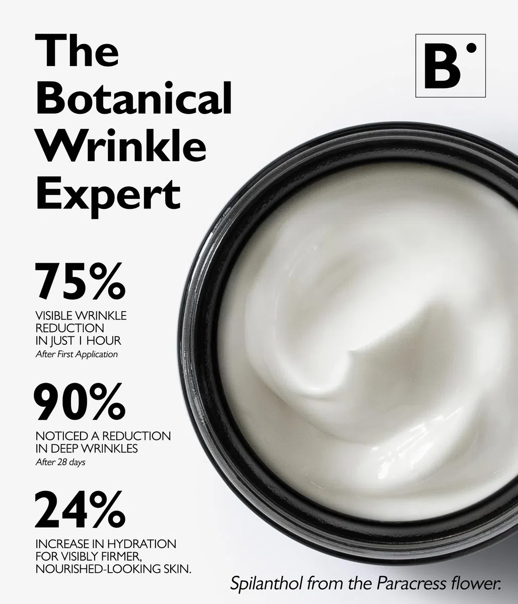 Biotulin - Rich Cream 50ml - Anti-Falten Feuchtigkeitscreme mit Spilanthol und Hyaluronsäure - Aufgepolsterte und intensiv genährte Haut für 24 Stunden
