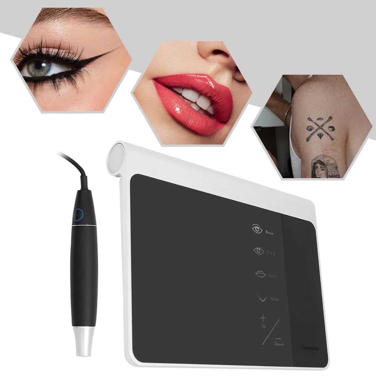 Kosmetische Maschine für Augenbrauen/Augen/Lippen, Augenbrauen-Zeichenmaschine für Semi Permanentes Make Up,Gerät, Touchscreen Bedienfeld