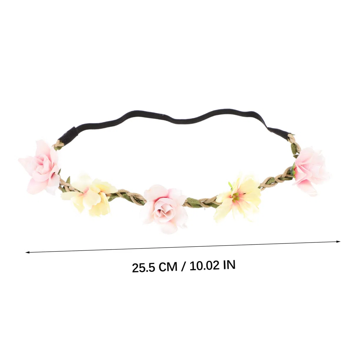 Stk Brautkranz Stirnband wedding hair accessories Girlanden zur Dekoration Braut Stirnband Blumen- Diademe für Mädchen Blumenstirnband Blumenkrone für Mädchen elastische Kordel