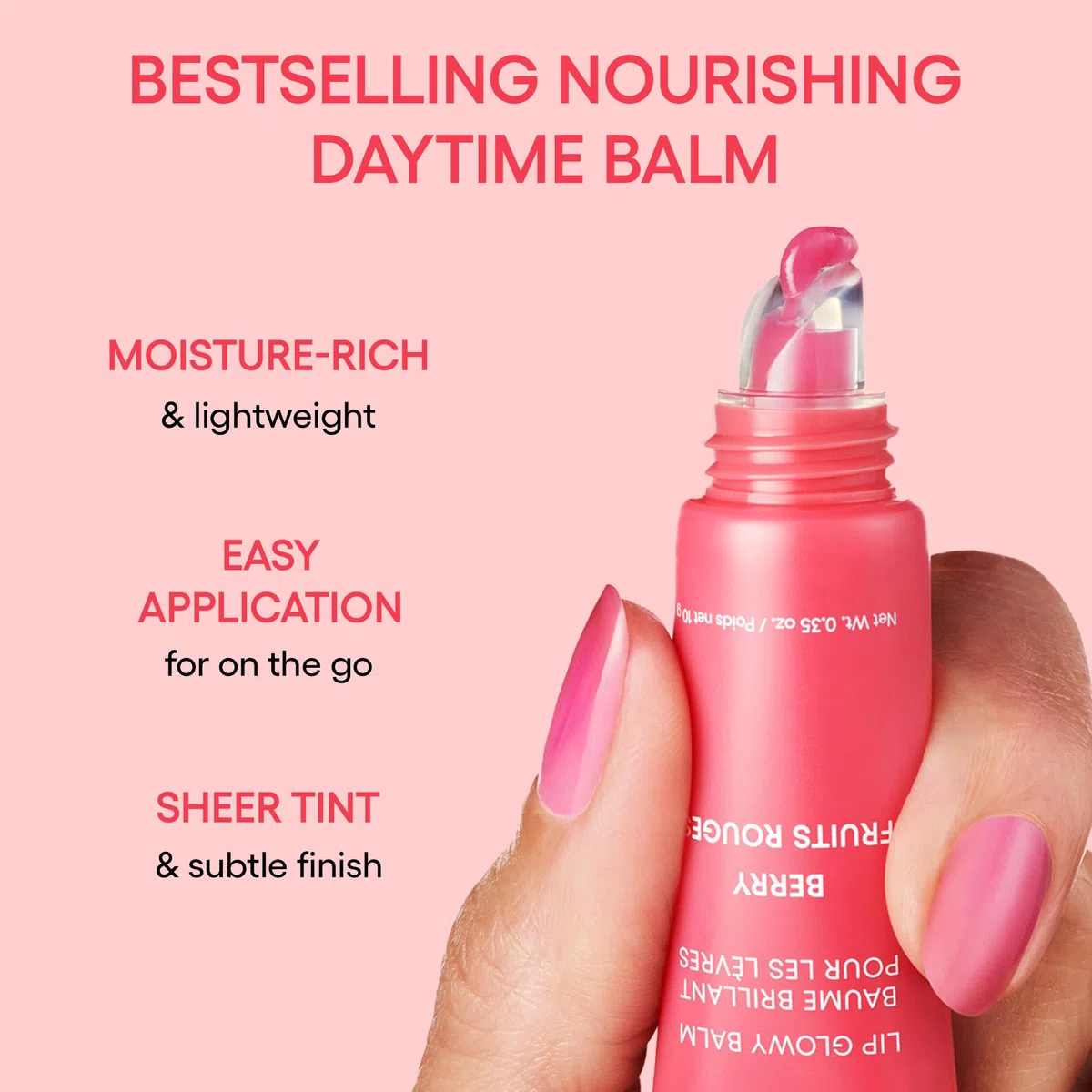 LANEIGE Mini Lip Glowy Balm Set - Feuchtigkeitsspendender und glänzender Lippenbalsam in 4 Geschmacksrichtungen