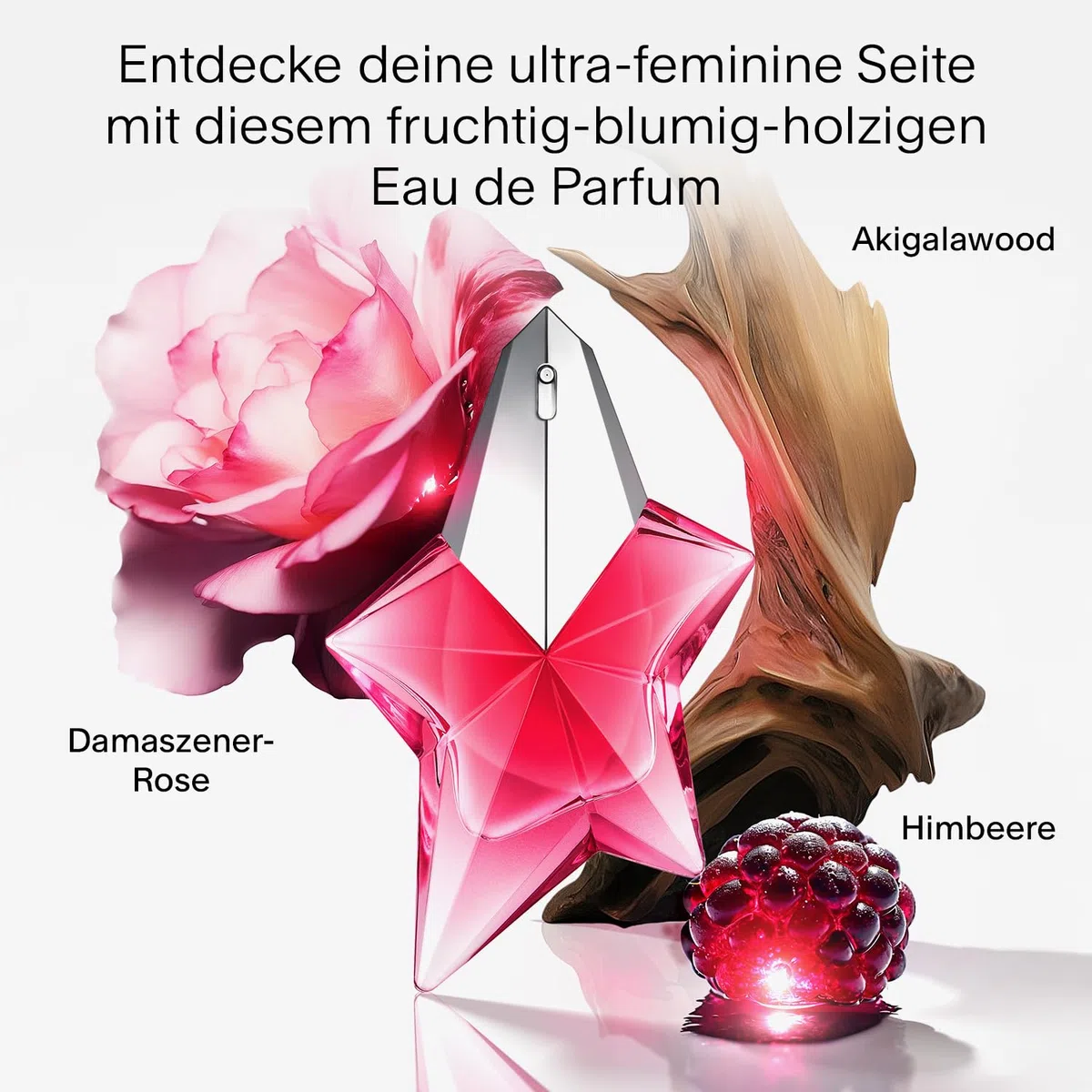 MUGLER Angel Nova Eau de Parfum, Damen-Parfum, Fruchtig, blumig und holzig, Fesselnder Duft, Nachfüllbar