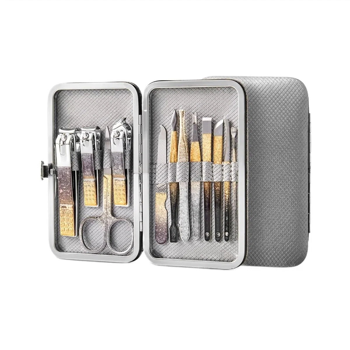 Nagelknipser, 8/12/18-teiliges Maniküre-Set, professionelles Pediküre-Set, Herren-Accessoires, Körperpflege-Set(12pcs)
