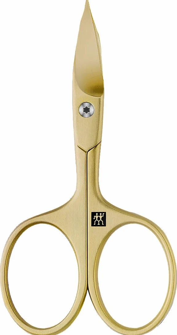 ZWILLING Maniküre-Set (5 teilig, schwarzes Echtleder Etui, Pflege für Hände und Füße, Reiseset, mit Nagelschere und Nagelknipser), Premium, Gold Edition