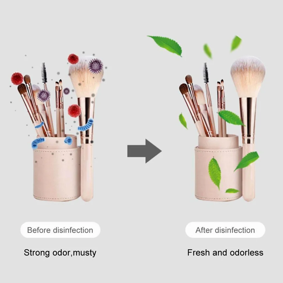UV-Desinfektionsbox, Protable Multifunktions-UV-Lichtsterilisator, elektrische Desinfektionsreinigungsmaschine für Rasierer, Nagelscheren, Make-up-Werkzeuge, Nail Art-Geräte(Weiß)