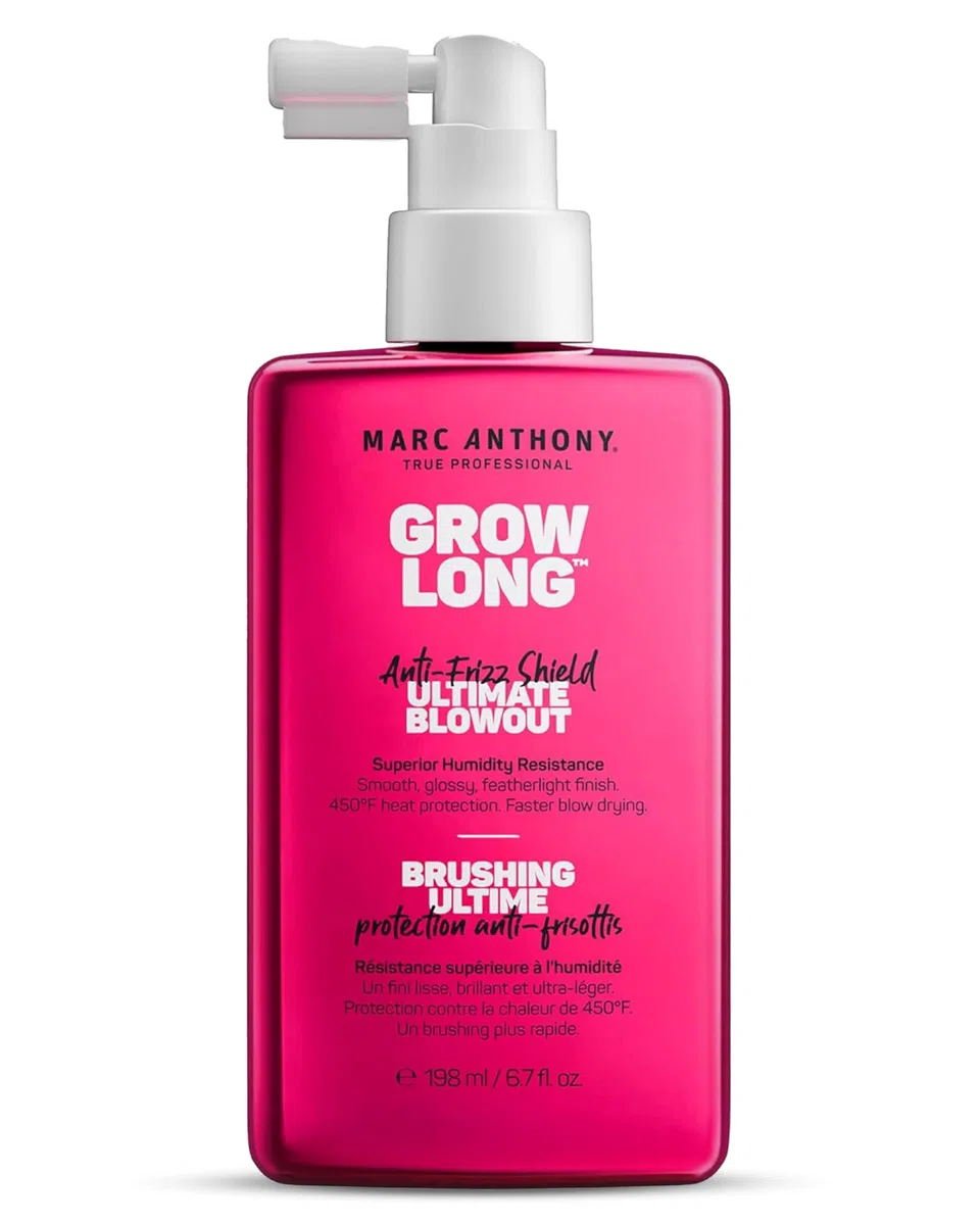 Marc Anthony Anti-Frizz Shield Ultimate Blowout Spray, wächst lang, weiches und glänzendes Haar bei hoher Luftfeuchtigkeit, Wärmeschutz, 170 ml