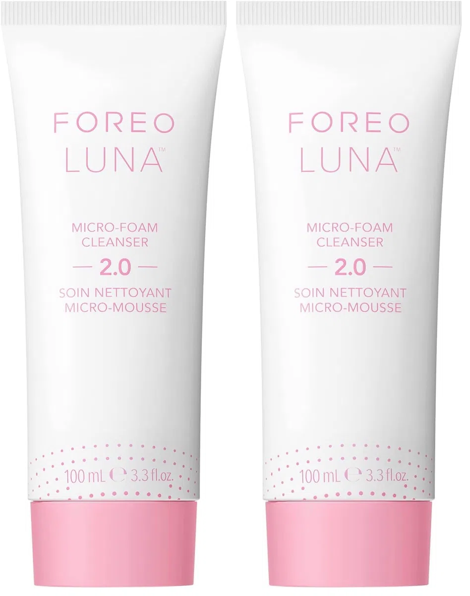 FOREO LUNA Micro-Foam Cleanser 2.0 – Gesichtsreinigung – Vitamin E - Aminosäuren - Mitesserentferner - Porenreiniger - Make Up Entferner – Reinigungsschaum Gesicht – Vegan – Gesichtspflege – 100 ml