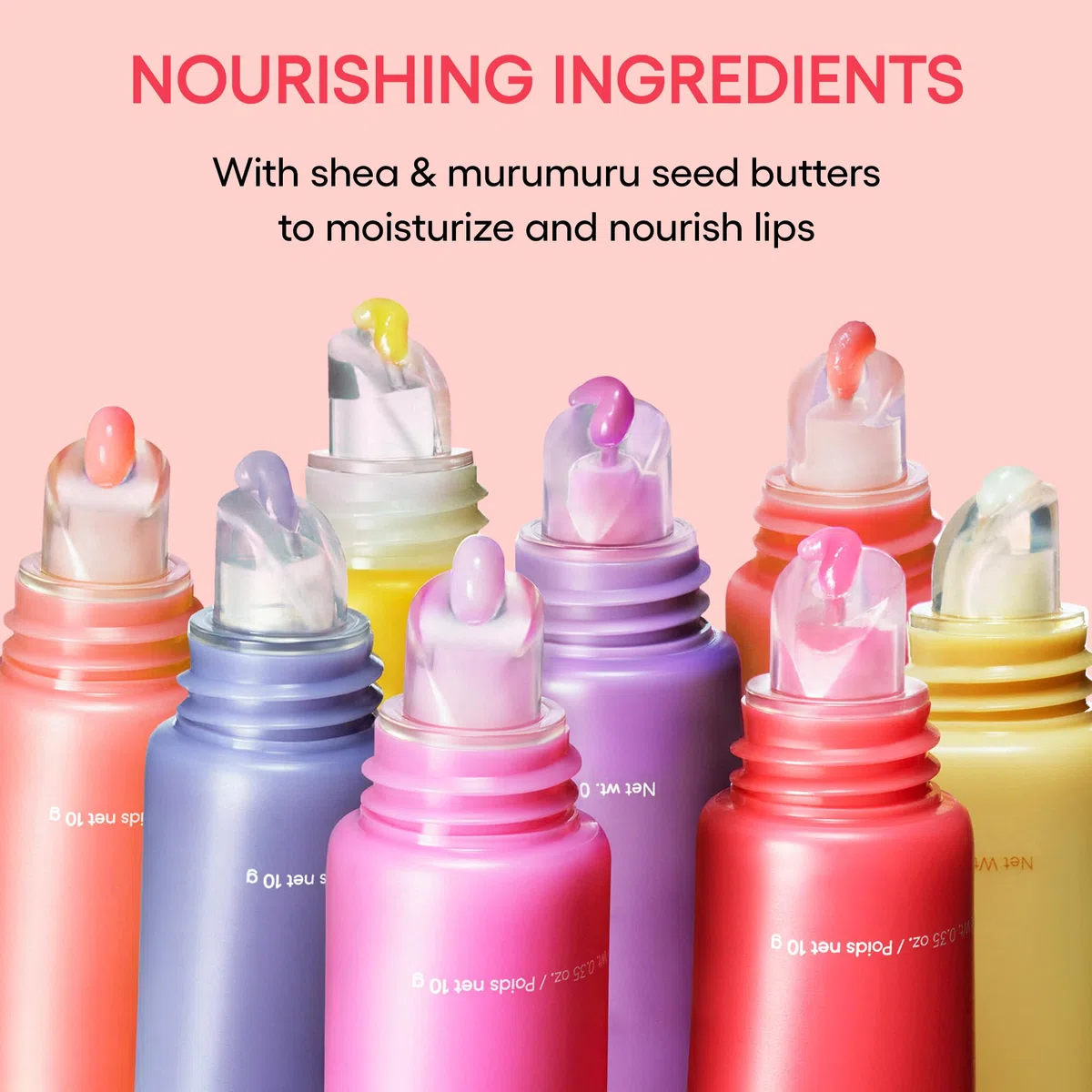 LANEIGE Mini Lip Glowy Balm Set - Feuchtigkeitsspendender und glänzender Lippenbalsam in 4 Geschmacksrichtungen