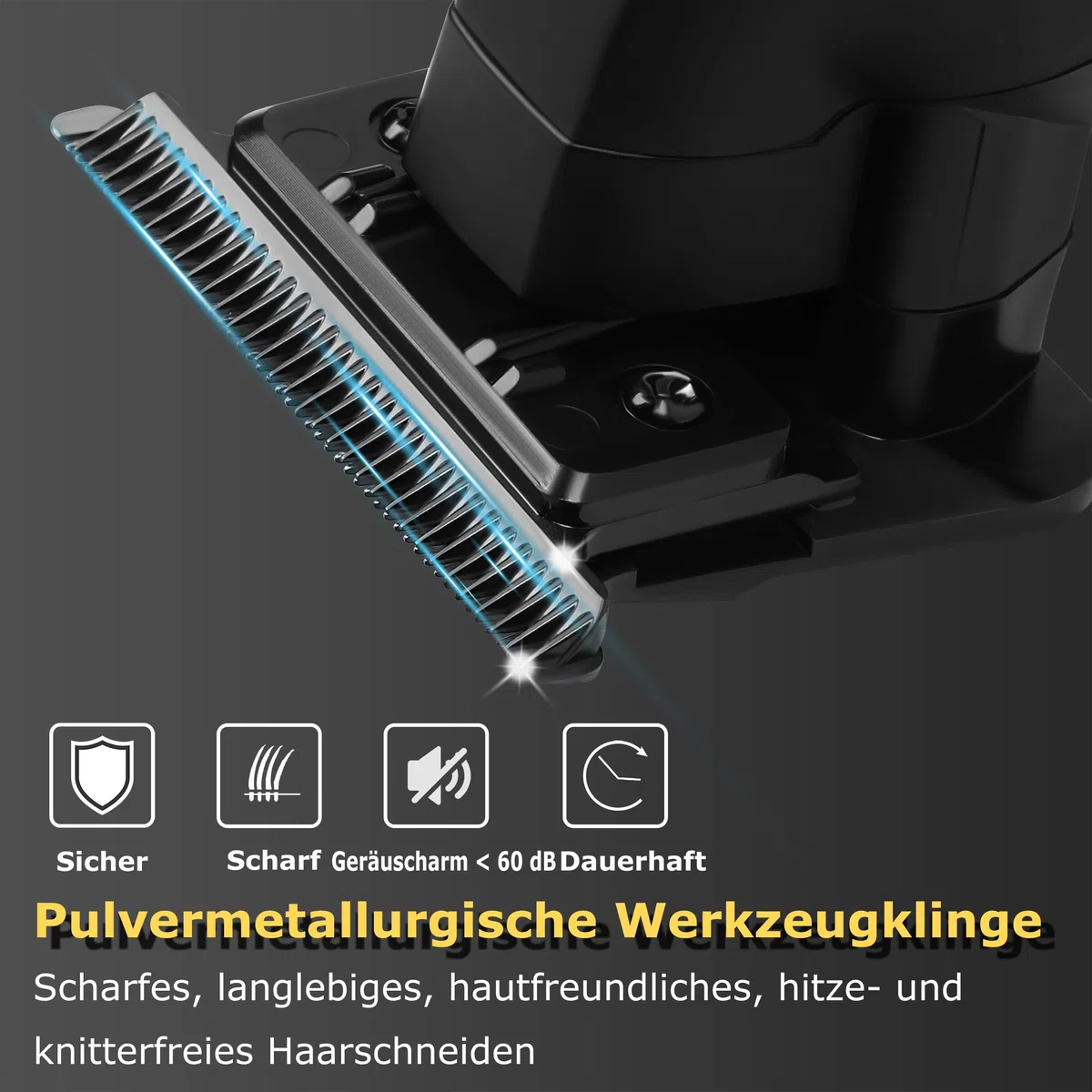 Kemei Elektrorasierer für und Haarschneidemaschine für Männer, professioneller Trimmer ohne Zwischenraum, kabelloser Kopfrasierer mit Glatze, 1102+2299