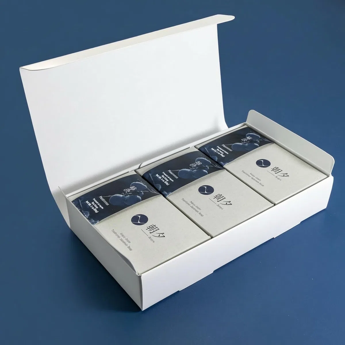 Asayu Japan Persimmon Körperseife - 3er-Pack, je 85 g (3 x 85 g), natürliche Körpergeruch-Seife für Männer und Frauen, sanft zu allen Hauttypen