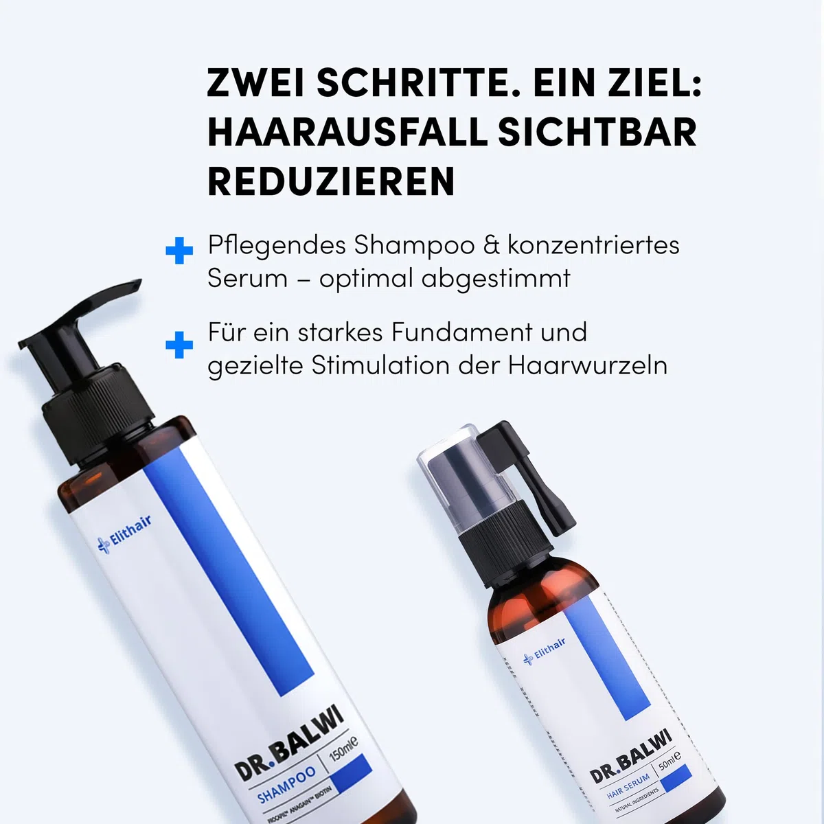 Dr. Balwi Shampoo & Spray Set – Kräftiges Haarwachstum mit Procapil & AnaGain, Anti Haarausfall, mehr Haardichte & Glanz, ohne Silikone & Parabene, Experten-Haarpflege