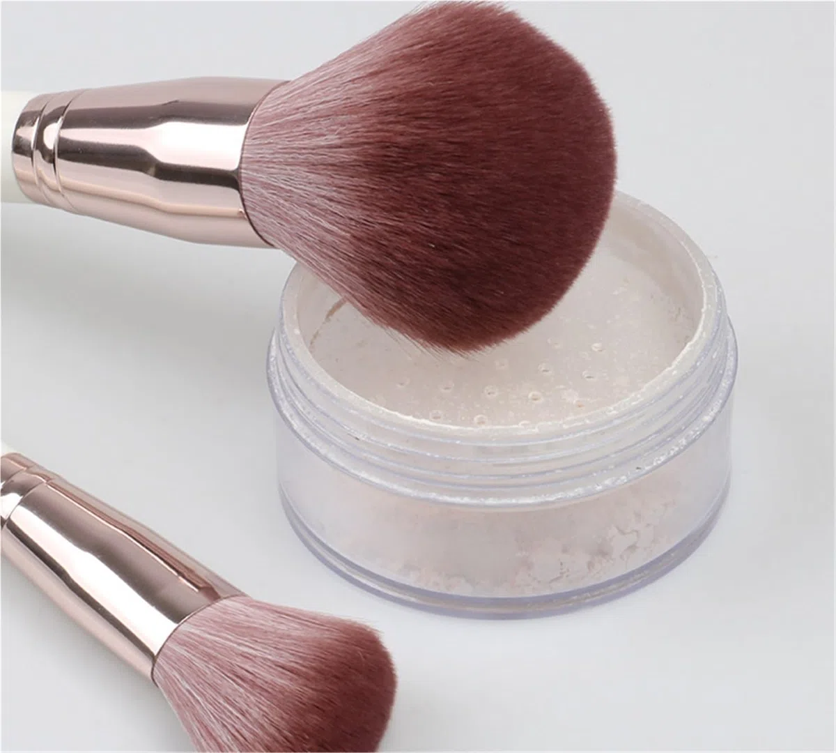 Pinsel Werkzeuge Make-up-Pinsel-Set 7-teilig For Augen Und Gesicht Konturpinsel Gesichtsbemalung(White)