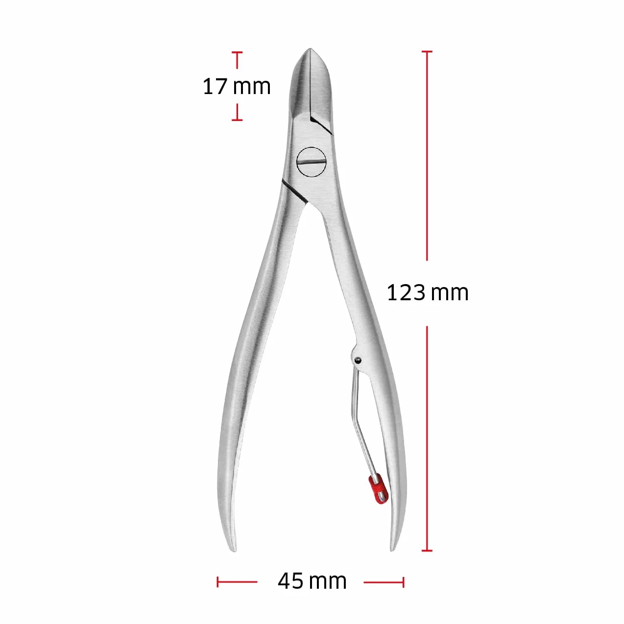 ZWILLING Nagelzange (Profi Knipser, scharfe Schneiden für feste Nägel, ergonomische Form, hypoallergen), Premium, Silber, 125 mm