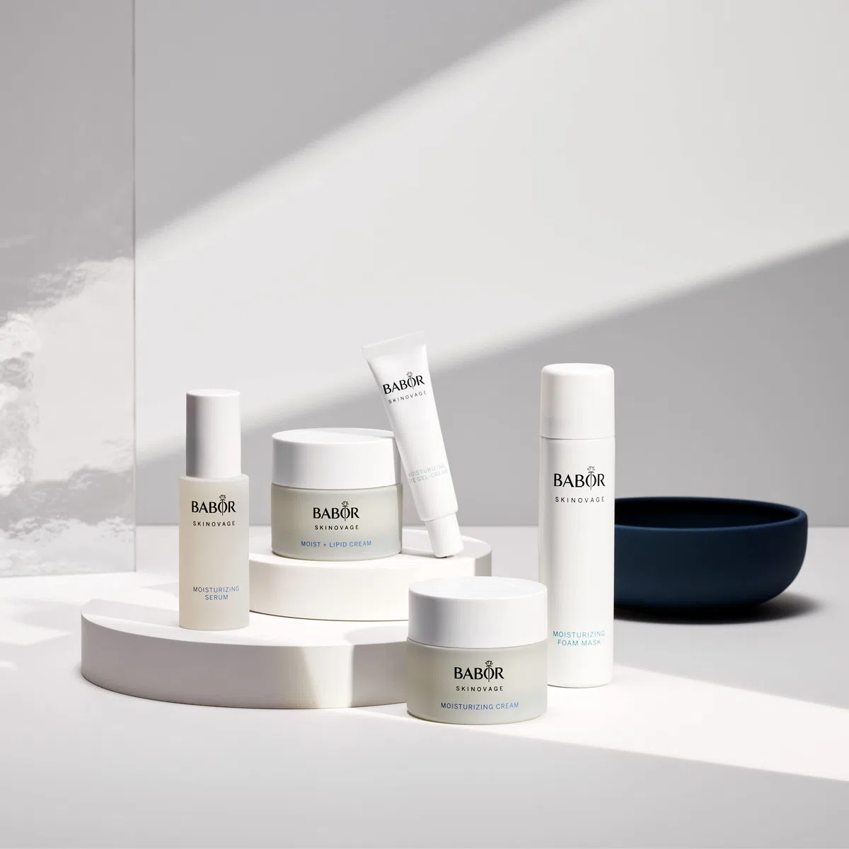BABOR SKINOVAGE Moisturizing Cream, Gesichtscreme für trockene Haut, Intensive Feuchtigkeitspflege mit Hyaluronsäure, Vegane Formel, 50 ml