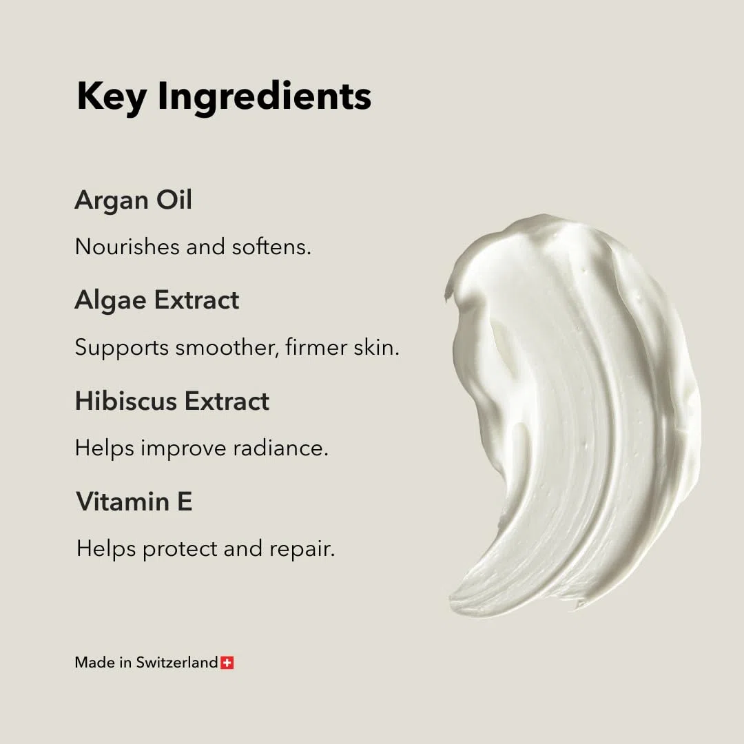 ZAYNA Silky Marine Night Cream 50ml – Reichhaltige Nachtcreme mit Arganöl, Meeresalgen & Hibiskus für intensive Feuchtigkeitspflege und strahlende Haut. Hergestellt in der Schweiz