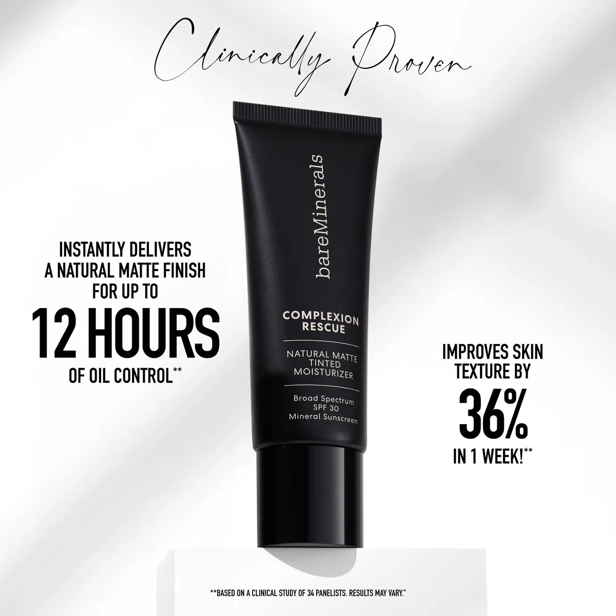 Complexion Rescue Natürliche mattierende getönte Feuchtigkeitscreme Mineral SPF 30