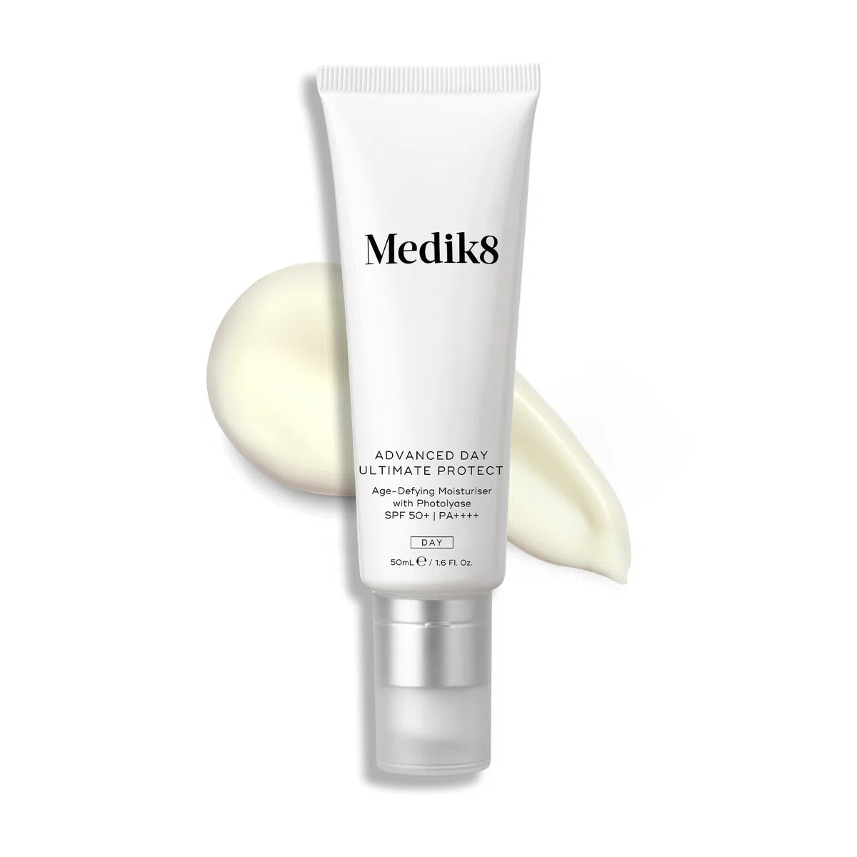 Medik8 Advance Day Ultimate Protect - LSF 50+ Anti-Aging-Feuchtigkeitscreme mit Lichtschutzfaktor LSF 50+ PA++++ - Feuchtigkeitsspendender & nicht fettender UV-Schutz - 50ml