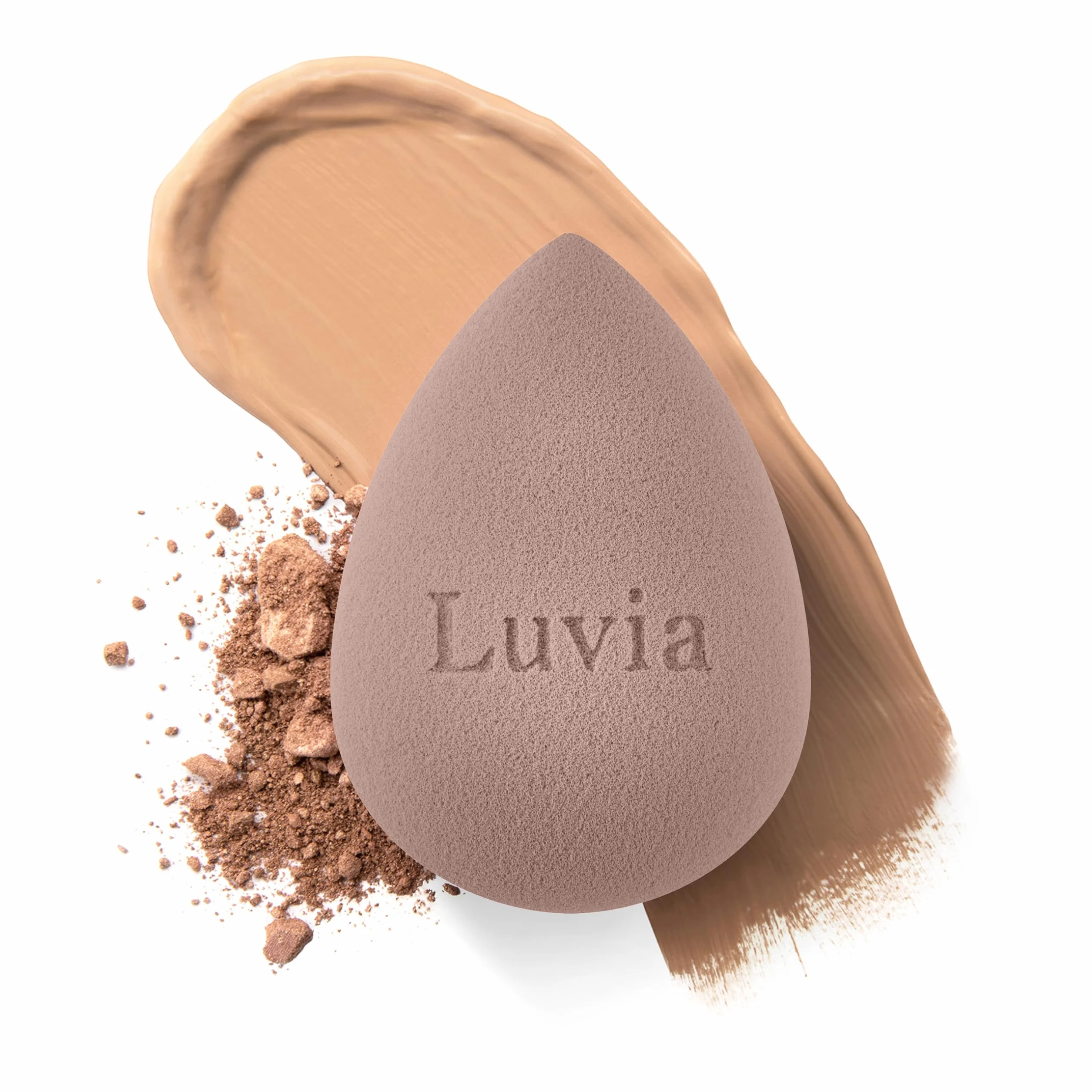 Luvia Ultimate Glam Kit – 14-teiliges veganes Make-up Pinselset mit Blender Sponge & Powder Puff für Foundation, Blush, Highlighter & Eyeshadow