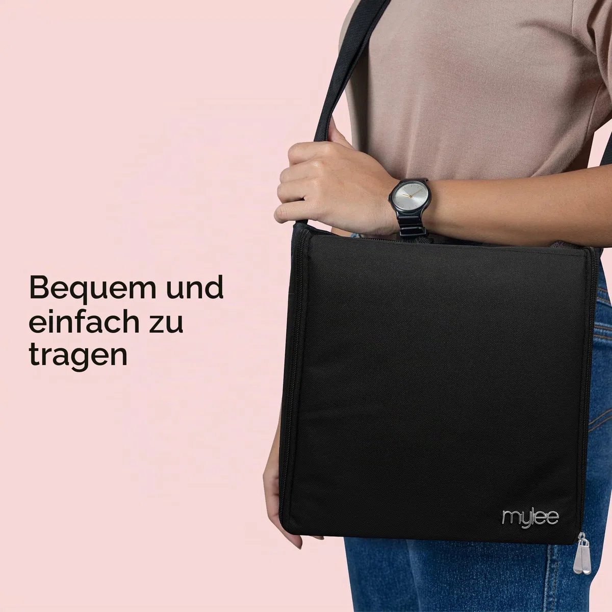 MYLEE Kit Case –Nagellackaufbewahrung, Nagellacketui, Nagellack-Organizer | Nagellackhalter, Nagellack-Set, Tragetasche, Schaumstoffeinsatz, Zubehör, für 84 Flaschen
