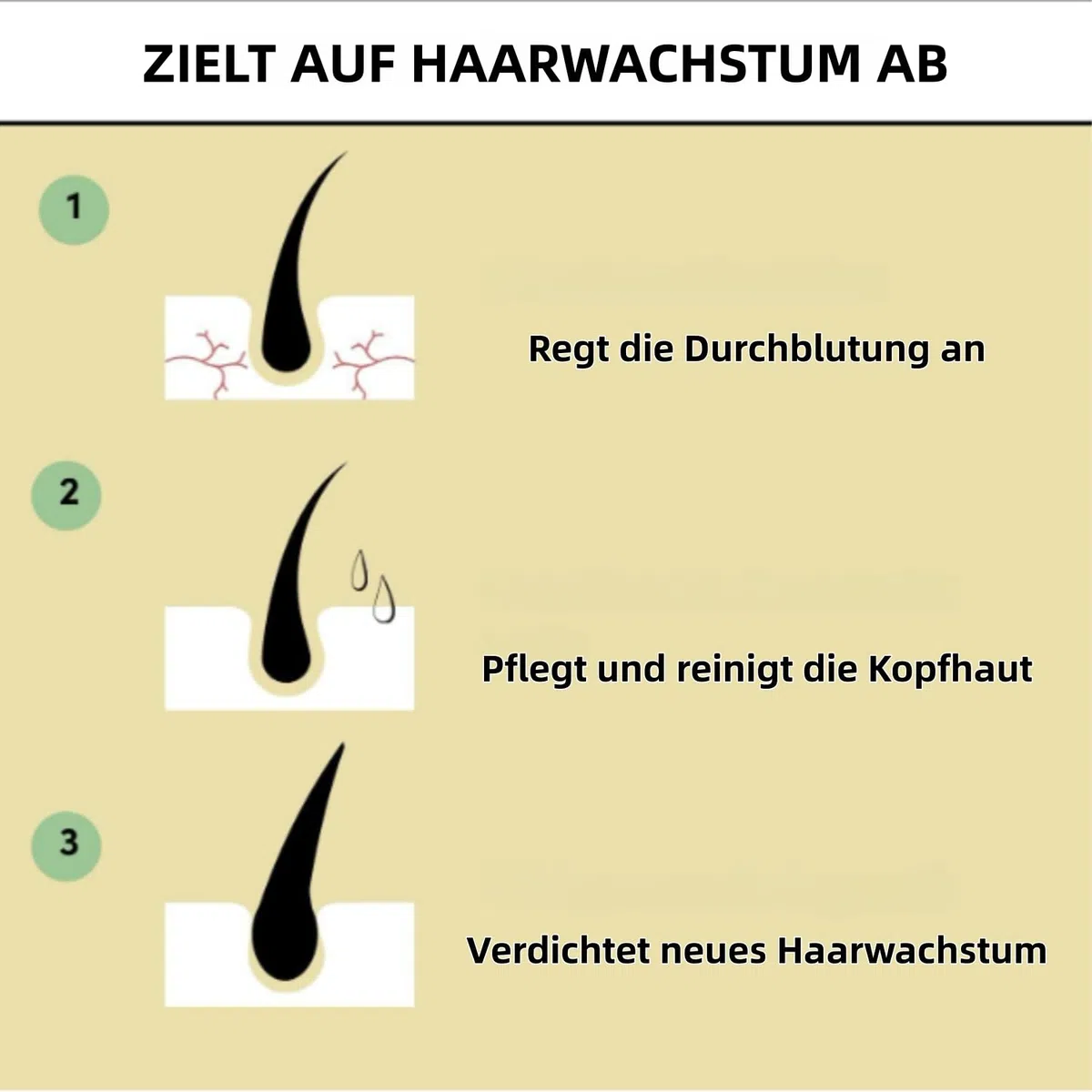 Teluni BabboSow Haaröl-Rosmarin-Haarpflege-Ätherisches Öl (3 Stück)