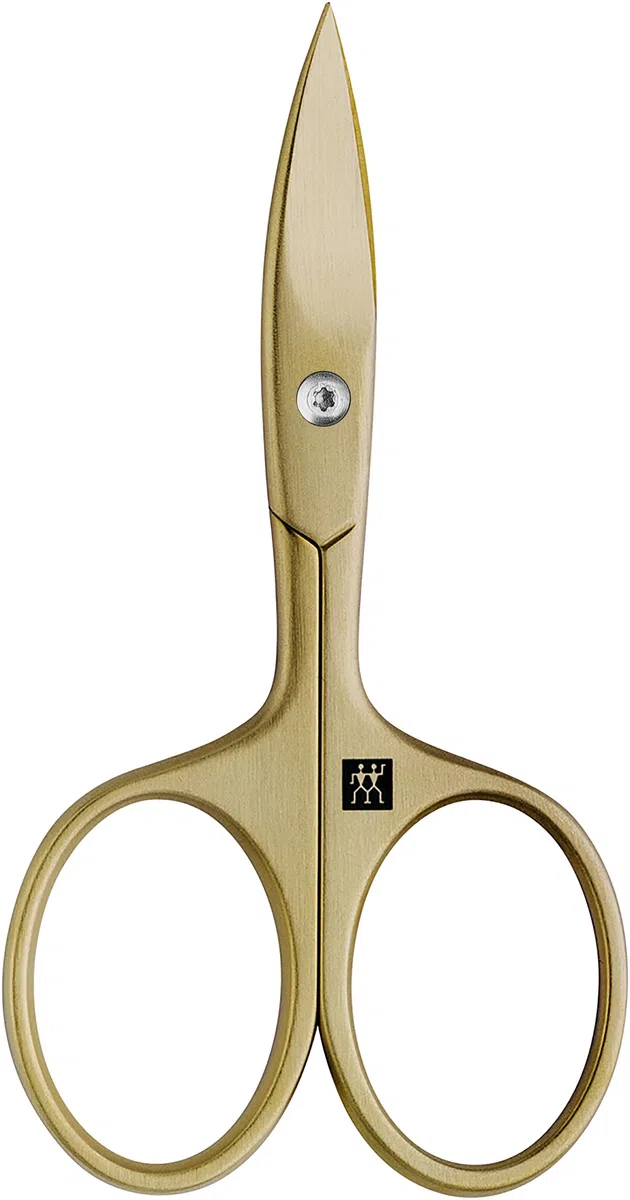 ZWILLING Maniküre-Set (3- oder 5-teilig, Echtleder-Etui, Reiseset mit Nagelschere, Kombischere und Pflegezubehör), Premium, Gold Edition
