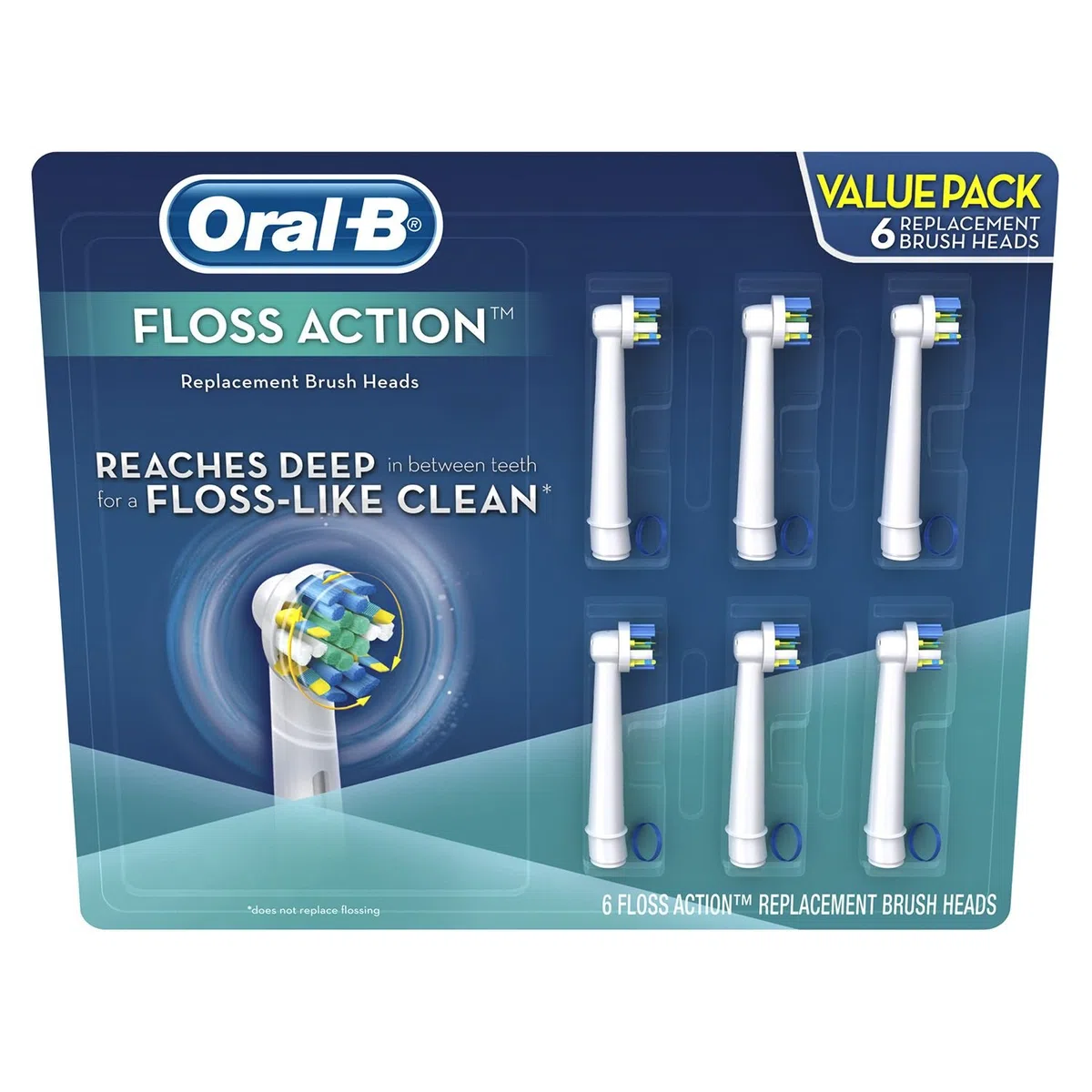 Oral-B Ersatzbürstenköpfe, 6 Stück