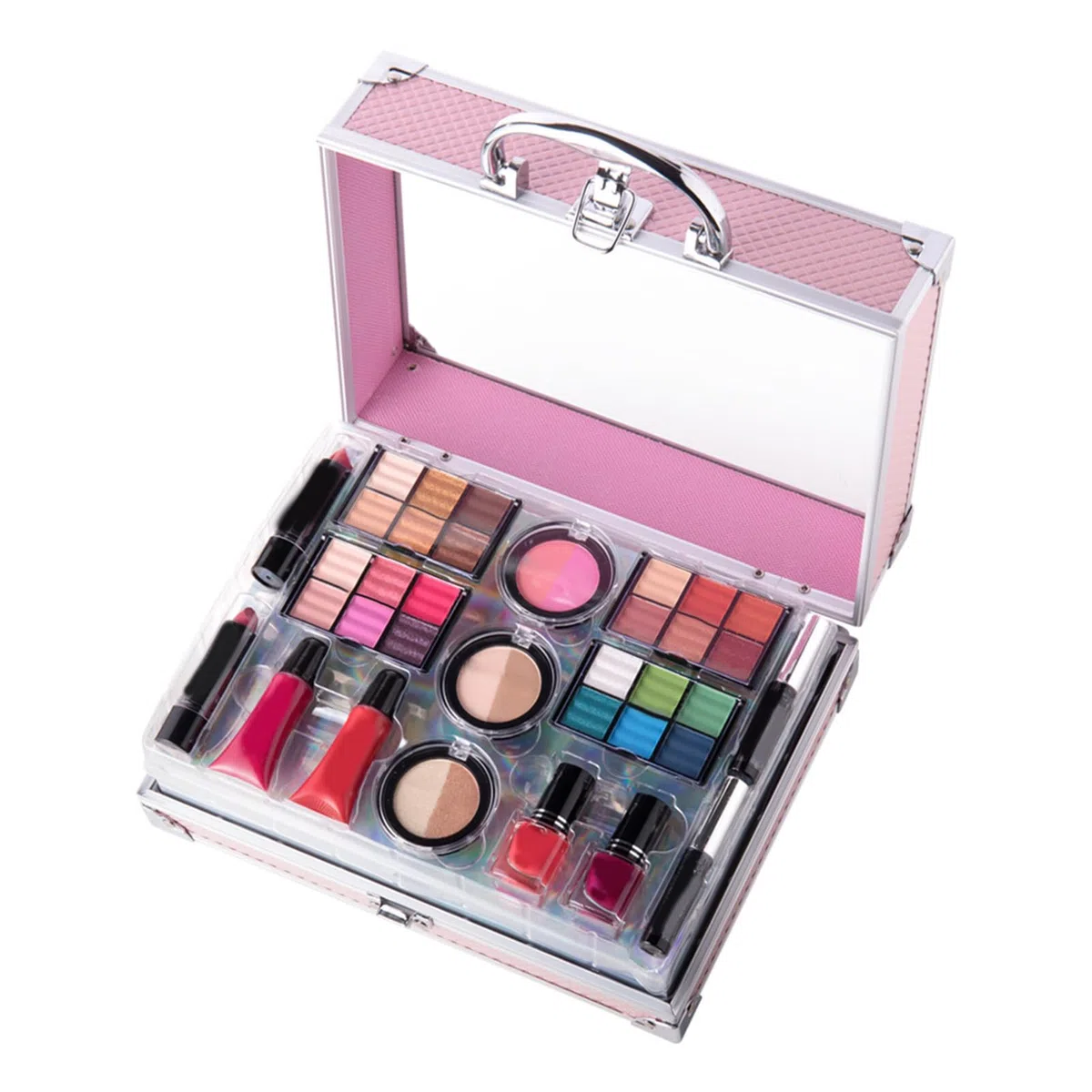 Make-Up Komplettset Wasserfester Lidschatten, Lippenstift, Rouge Kosmetik | Make-up Set für Anfänger Für Zuhause, Reisen, Urlaub, Geschäftsreisen, Bühnenauftritte, Veranstaltungen, Partys und Ausg