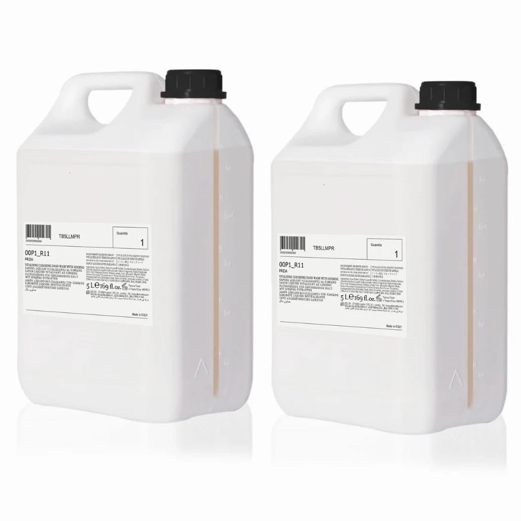 Prija Flüssigseife Nachfüllpack - 2 x 5L - Sanft und Feuchtigkeitsspendend, Mit Pflanzlichen Extrakten, Für Alle Hauttypen, Ideal für Zuhause, Hotels und Spa, Made in Italy