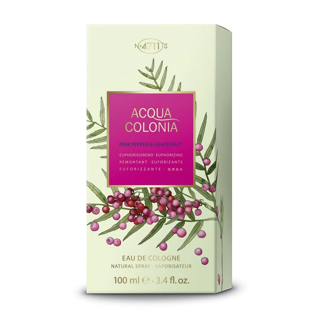 4711 Acqua Colonia Pink Pepper & Grapefruit Eau de Cologne 100ml Natural Spray