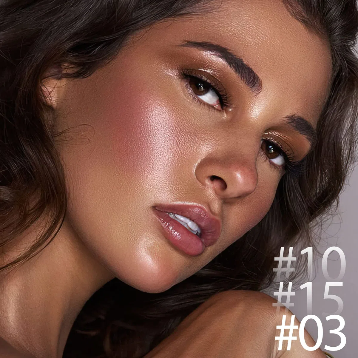 FALOCUTUS 3-teiliges neutrales Konturen-Stift-Set, Creme-Rouge und Highlighter-Stift, langanhaltender und glatter natürlicher Gesichtskontur-Leuchter, professionelles Make-up-Set für alle Haut