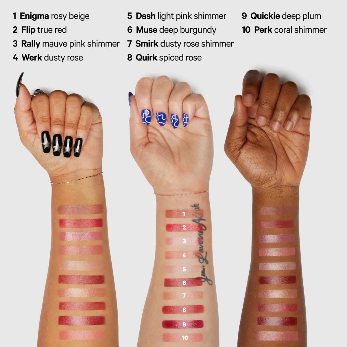 Milch Makeup Lippe + Wange, Rätsel (Rosenbeige) - 0,21 Flüssigunzen - Creme Rouge & Lippenfarbe - Baubar & mischbar - 1.000+ Wischbewegungen pro Stick - Nicht komedogen - Vegan, tierversuchsfrei