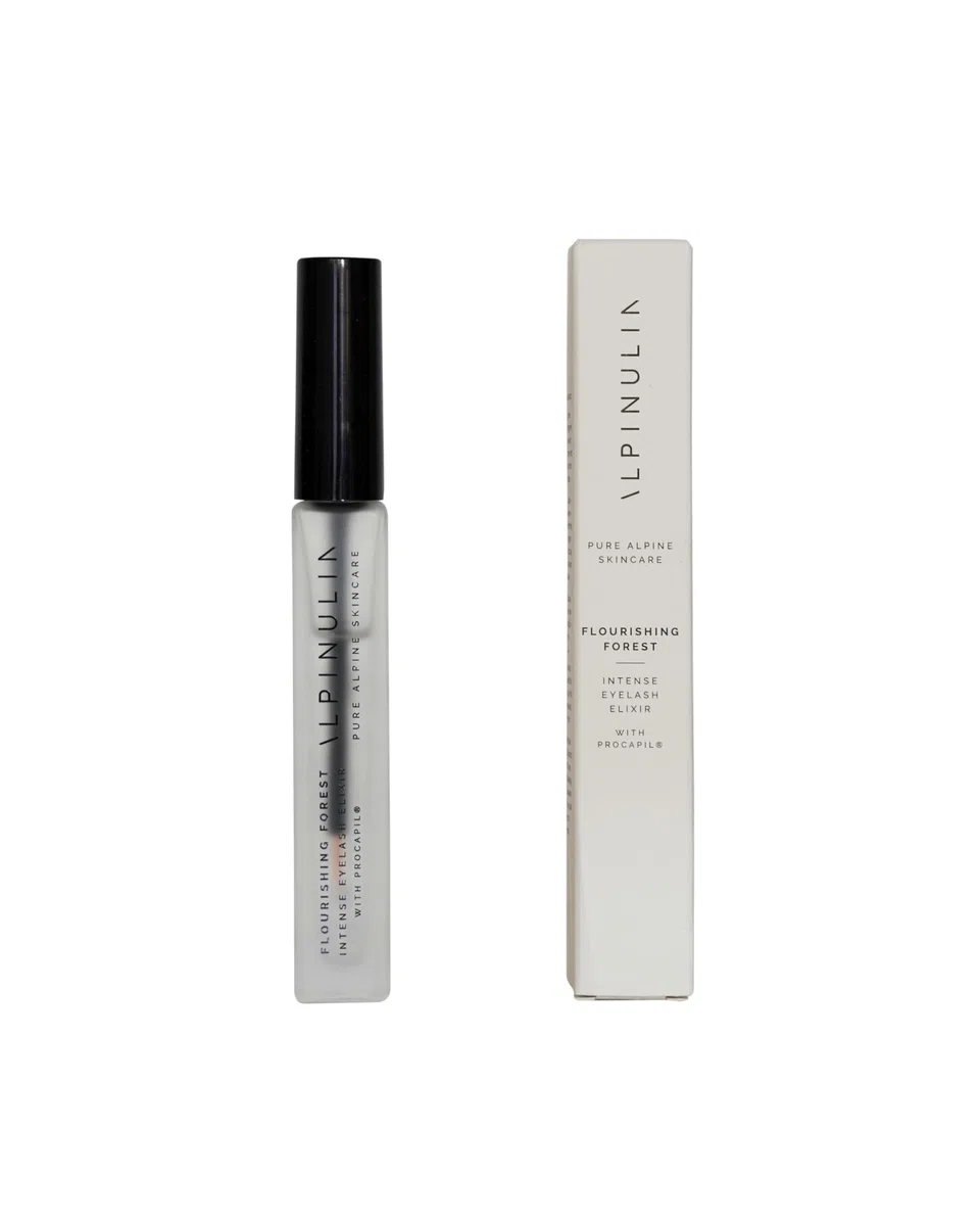 ALPINULIN FLOURISHING FOREST Wimpernserum ohne Hormone 8ml - Lash Serum für gesunde, dichte Wimpern und Augenbrauen ganz ohne hormonelle Nebenwirkungen