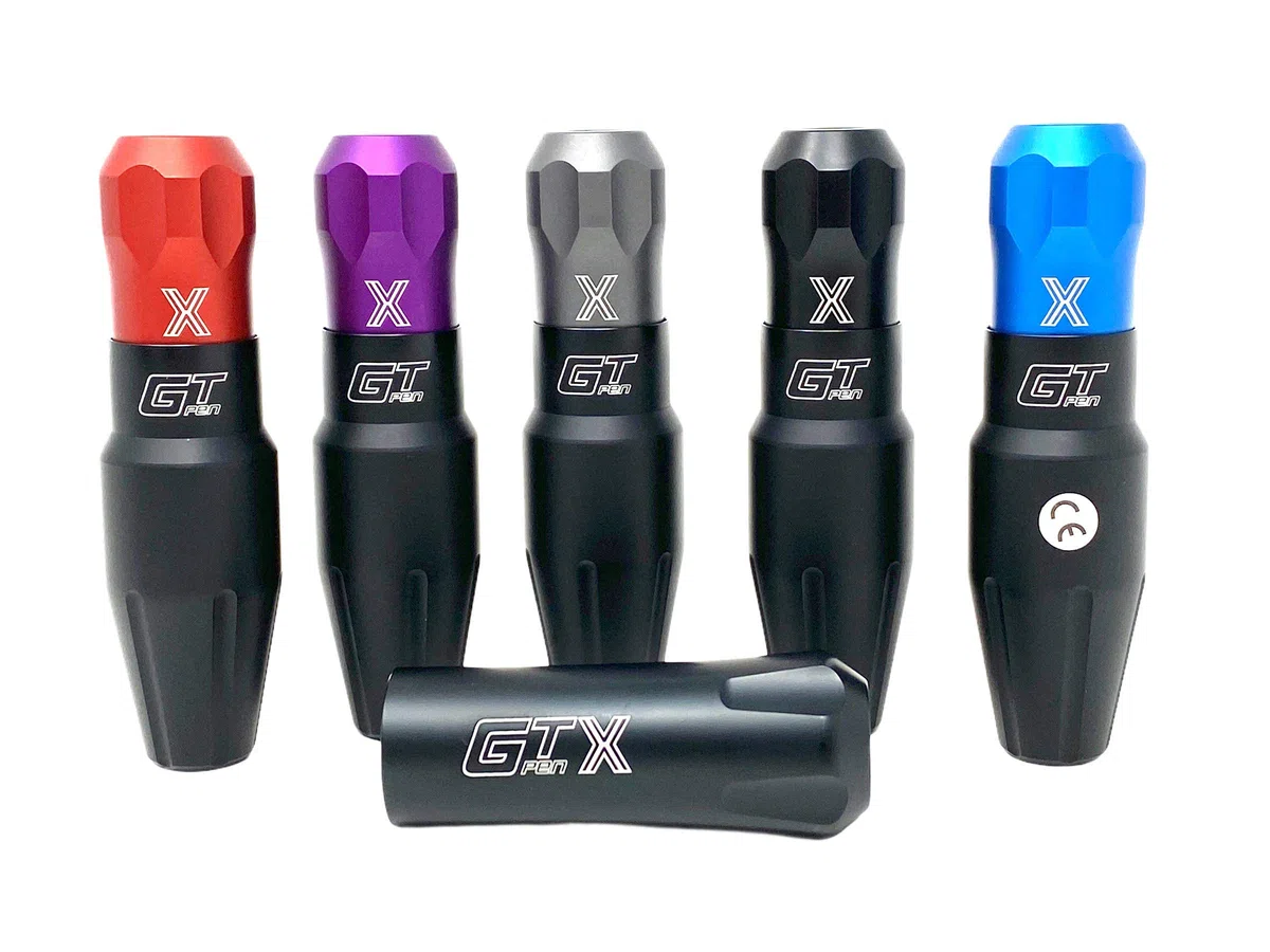 INKgrafiX® GTXS Pen - by AVA - Rot - Deutschland - Profi Studio - IG58485 - Tattoo Tattoomaschine Maschine DE