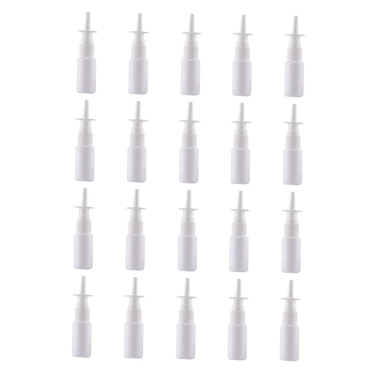 10ml Reisefläschchen für Make Up, Weiße Pe Sprühflasche | 200 Stück, mit Transparenter Schutzkappe, für Outdoor und Reise, Wiederbefüllbar und Tragbar